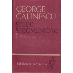 George Calinescu - Studii...