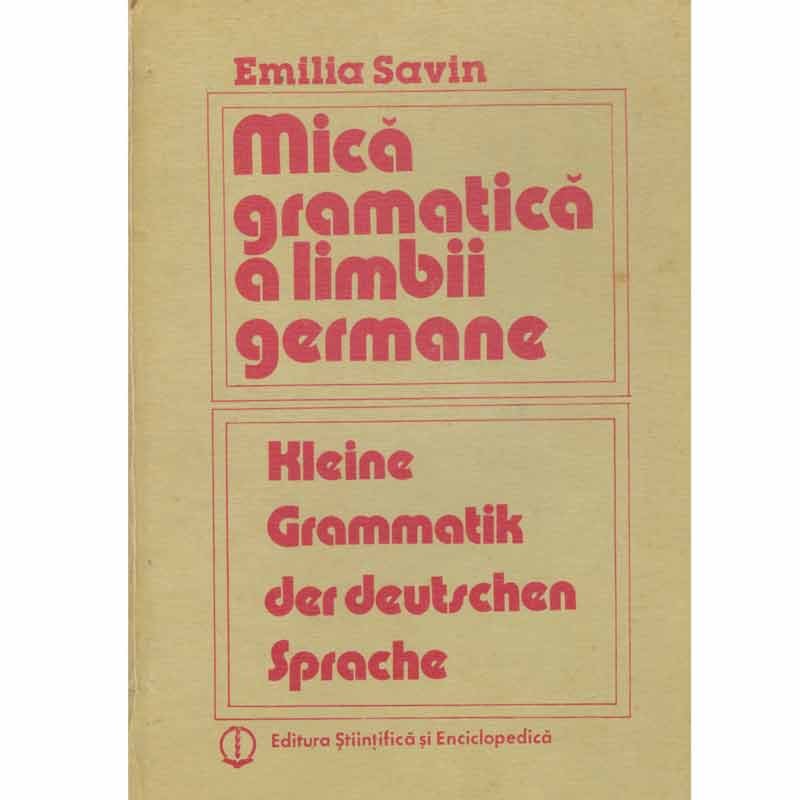 gramatica a limbii germane, Emilia Savin, 49 ron