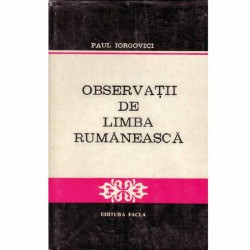 Observatii de limba rumaneasca